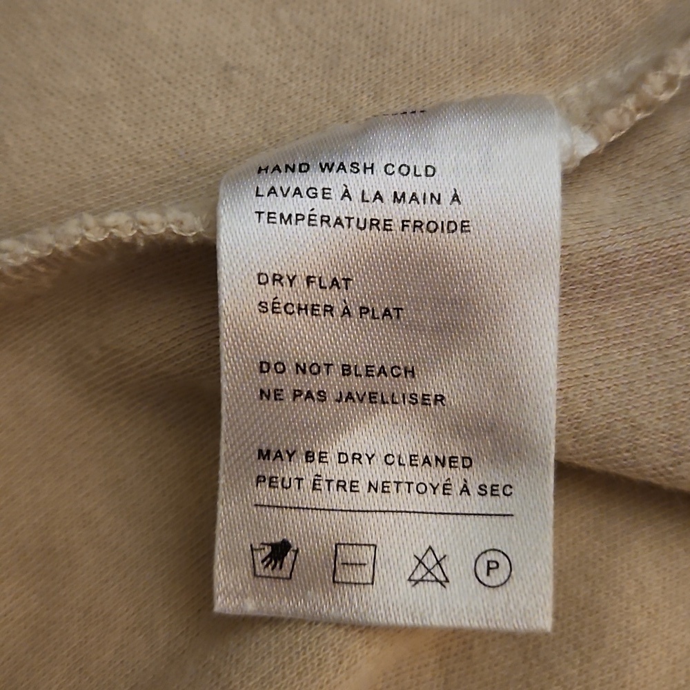 FINESSE Beige Logo Short Sleeve Crop Top - Picture 9 of 9